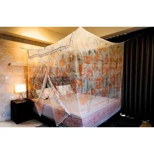 Kelambu Motif Bunga super jumbo Ukuran 220x200