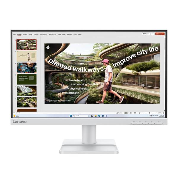 Gambar Lenovo L22-42 Office Monitor 22" FHD 1080p IPS 100Hz 4ms 99% sRGB VESA HDMI VGA (D-SUB) Frameless Design White - L22-42 White dari Agres Komputer Bandung Kota Bandung Tokopedia