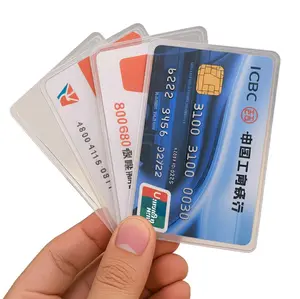 10PCS PLASTIK COVER KARTU ATM/ PLASTIK SAMPUL KTP DAN KARTU NAMA