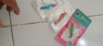 Product Review of WISIN NEW LURE LUC 003  Metal Lead Jig Umpan Pancing  Fishing Lure Ikan Bass Bait Kail Hook Jigging Alat from z**💪 1