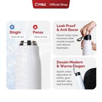 Gambar [SPECIAL KOKO PANCI]Cypruz Botol Minum Stainless Summer Series Tahan Panas dan Dingin 48 Jam 500 ML Vacuum dari Cypruz Kitchenware Kota Bekasi 4 Tokopedia