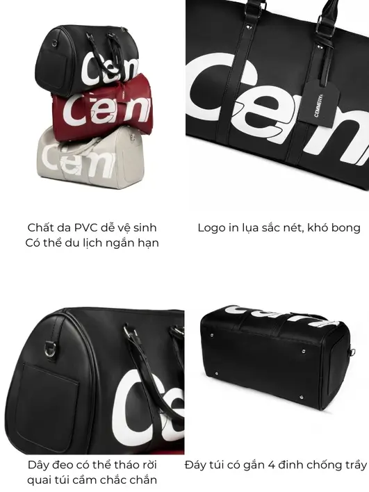 Túi Trống Du Lịch CEMMERY Local Brand Chính Hãng Drum Bag Da PVC Có Dây Đeo 3 Màu | BigBuy360 - bigbuy360.vn Túi Trống Du Lịch CEMMERY Local Brand Chính Hãng Drum Bag Da PVC Có Dây Đeo 3 Màu | BigBuy360 - bigbuy360.vn