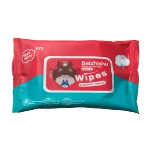 ￼Tisu Basah Bayi 80 Lembar Super Lembut & Cepat Serap Bebas Alkohol & Pewangi Aman untuk Kulit Sensitif  Harga Terjangkau Promo COD