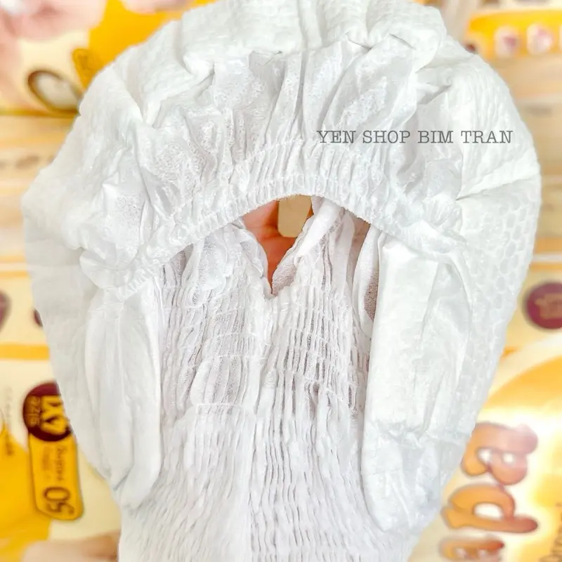 Papa Organic 100 miếng tã quần S - 6XL tương đương từ 3-30kg, bỉm mềm mại thấm hút tốt dành cho bé tiểu nhiều , bé bụ bẫm tăng 1-2 size bỉm  nội  địa  trung 3
