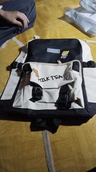 Product Review of Tas Ransel Sekolah Milk Tea/Karakter Kanvas Backpack Wanita from 🌻**🌻 0