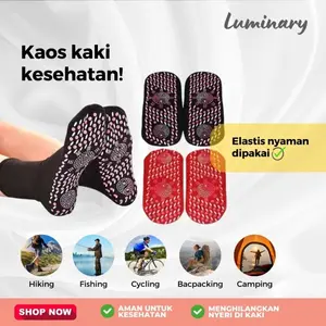 KAOS KAKI TERAPI Penghangat Anti Pegal Foot Support Magnetic Socks