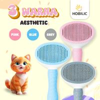 Gambar Hobilic Sisir Grooming Anjing Kucing Bulu Rontok Oval Tombol Tekan Pembersih Otomatis Pet Hair Brush - Pink dari Hobilic Kota Administrasi Jakarta Pusat 4 Tokopedia