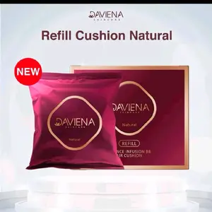 DAVIENA Refill Cushion Natural - Produk Baru untuk Perawatan Kulit Anda Waterproof