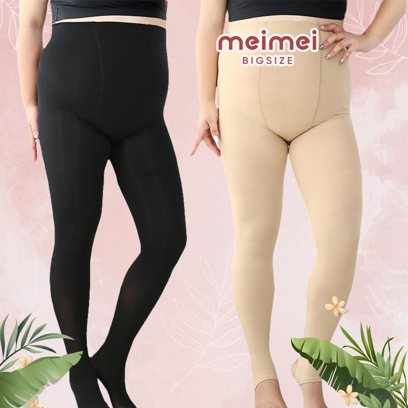 Quần tất nữ bigsize full bàn chân dày dặn ấm áp co dãn cao phù hợp cho mua thu đông - Meimei Bigize - QT02