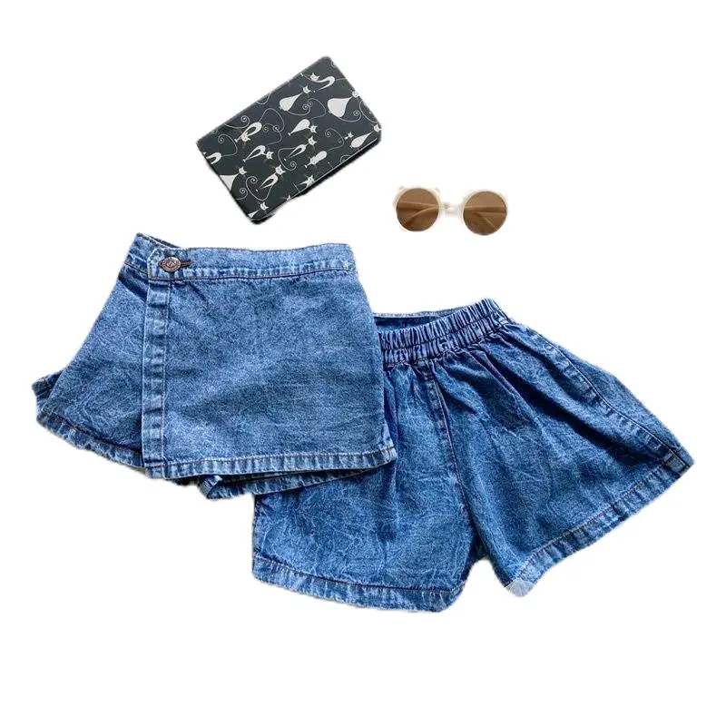 ROCELLA JEANS ROK CELANA ANAK PEREMPUAN UMUR 1-7TAHUN #blue# #cewek #Bayi# Balita# Katun# Nyaman# Lembut #Slim-fitting Cewek