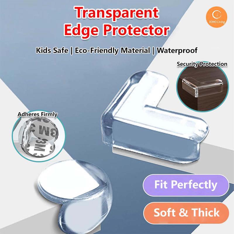 4pcs Transparent Edge ProtectorTable Corner Guard Safety Anti Collision ...