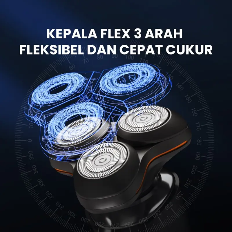 ENCHEN X8S-C Alat Cukur Rambut 5 in 1 Waterproof Alat Shaving Pencukur Hair Clipper Bulu Hidung Kumis Listrik Magnetic 3