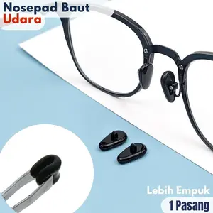 Nosepad Baut Udara Angin Kacamata Silikon Pengganti Nose Pad Bantalan Penyangga Hidung Kacamata Empuk
