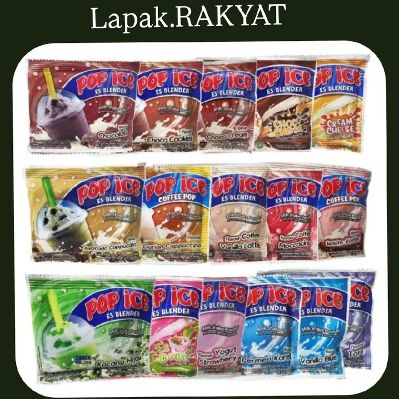 pop ice full variant,segar,enceran./perlengkapan dapur/warung kopi/menjamu tamu./kesukaan anak anak/ 3