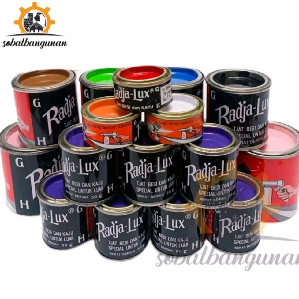 CAT KAYU DAN BESI RADJA LUX 50GR / CAT RADJA LUX 50GR