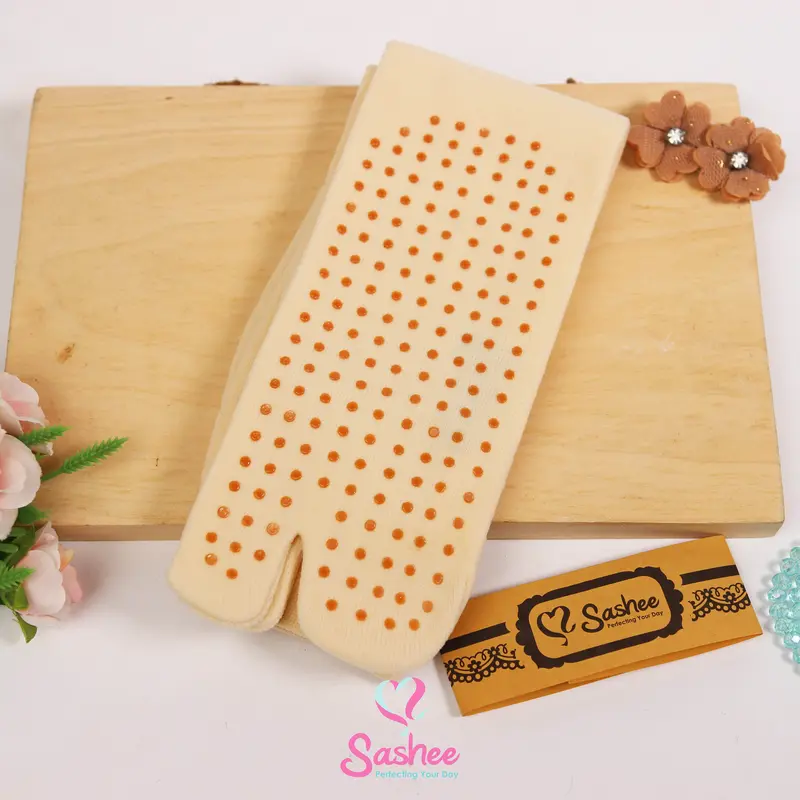 Sashee - Kaos Kaki Jempol Polos Nilon ANTI SLIP Wanita Muslimah Dewasa 0