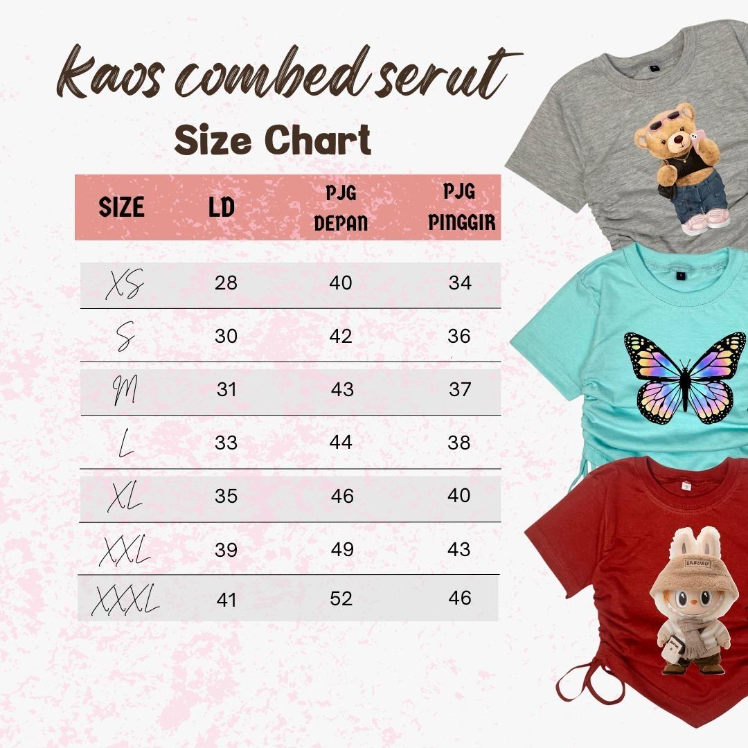 KAOS COMBED ANAK PEREMPUAN / ATASAN SERUT CROPTOP POLOS TERBARU / BAJU ANAK KEKINIAN USIA 1-12 TAHUN