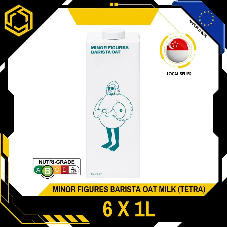 MINOR FIGURES Barista Oat Milk 1L X 6 (TETRA)   (New Stock)