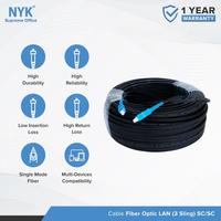 Gambar Kabel Fiber Optic SC-SC Single Mode 3 Sling (Black) NYK - 250M dari Gaming Plus Store Kota Surabaya 1 Tokopedia