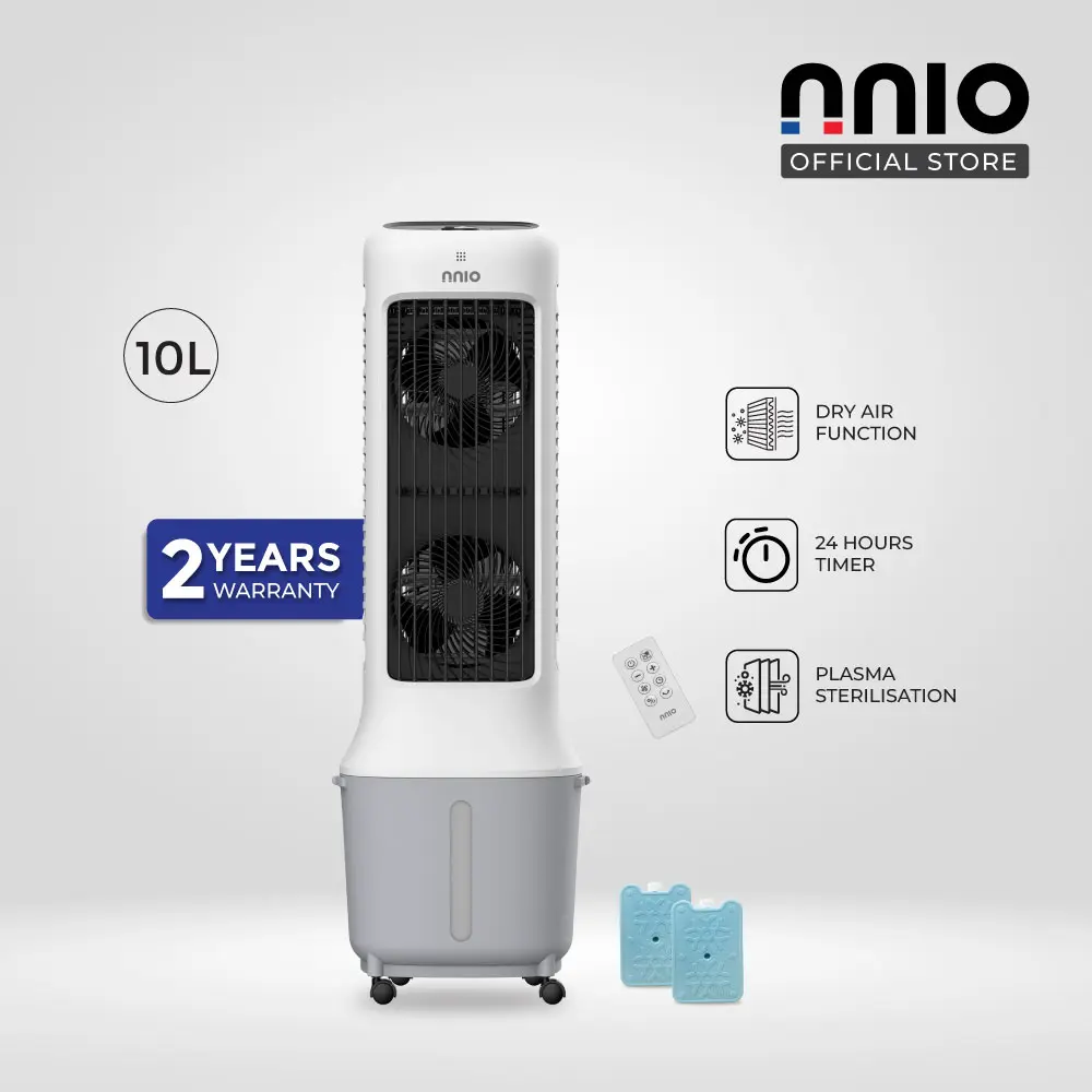 NNIO Air Cooler 10L - N1088DCACR for Home and Office Use