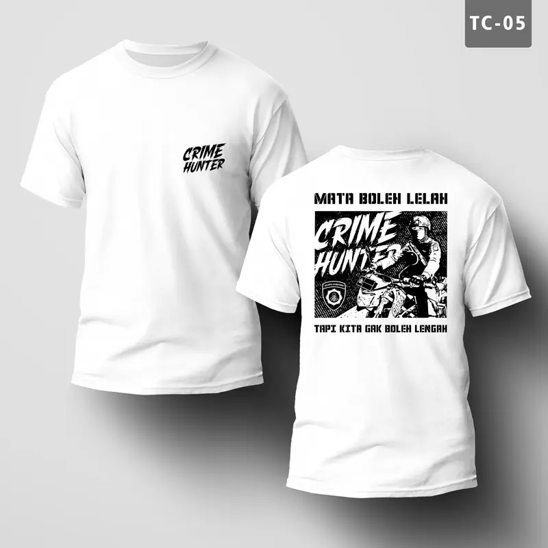 MCP APPAREL KAOS PUTIH TACTICAL KODE (TC) | LENGAN PENDEK | TSHIRT COTTON COMBED 24S TSHIRT TACTICAL 4