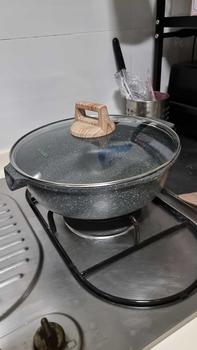 Product Review of Ecowin Non-Stick Wok Pot Maifan Stone Coating Classic Black Series 24/28/30/32cm With Lids Suitable For All Stoves Cookware Pans from C**n 0