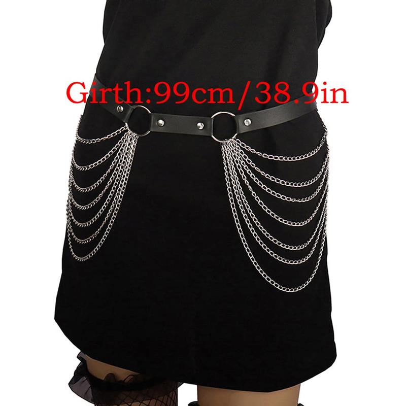 Goth chain belt hotsell