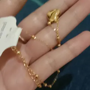 Kalung Titanium aKalung Titanium Mewah Love Jedar Viral Titanium Anti Karat Fashion Wanita