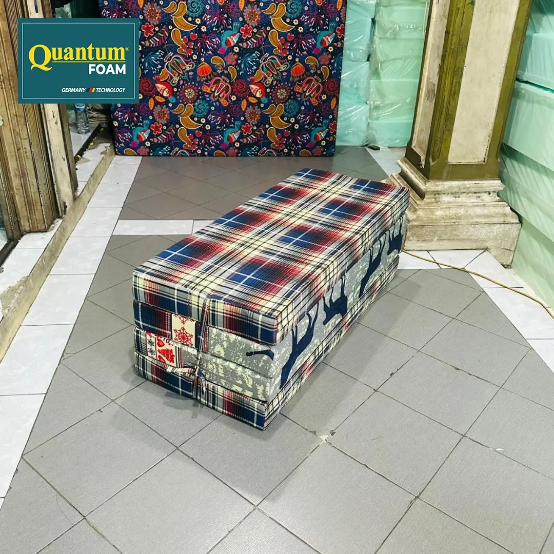 Kasur Busa Lipat Empat Quantum Foam High Density 23 Garansi Produk 15 Tahun Ketebalan 10 cm