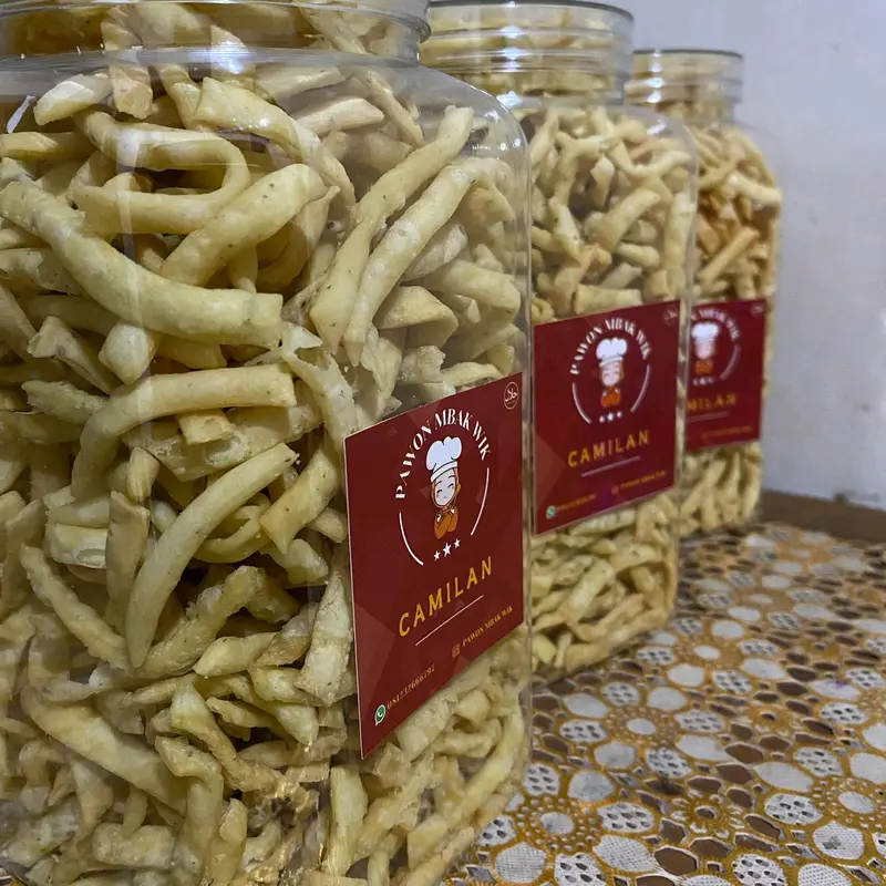 kue bawang gurih renyah krenyes daun jeruk toples jumbo ukuran 2 liter 1