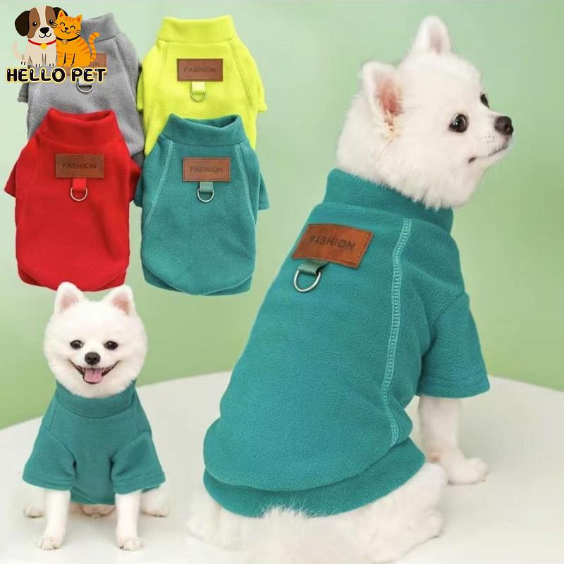 Quần áo cho chó và mèo, cho thú cưng, áo lớp cơ sở mùa thu và mùa đông, có thể mặc được, có thể thu vào, thích hợp cho Teddy, Beishi và Fido.