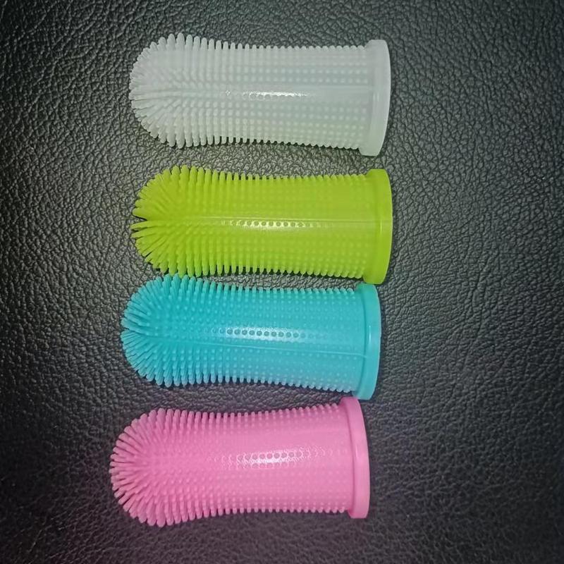 Product Introduction of Dog Super Soft Pet Finger Toothbrush Teeth Cleaning Bad Breath Care Nontoxic Silicone Tooth Brush Tool Dog Cat Cleaning Supplies 22
