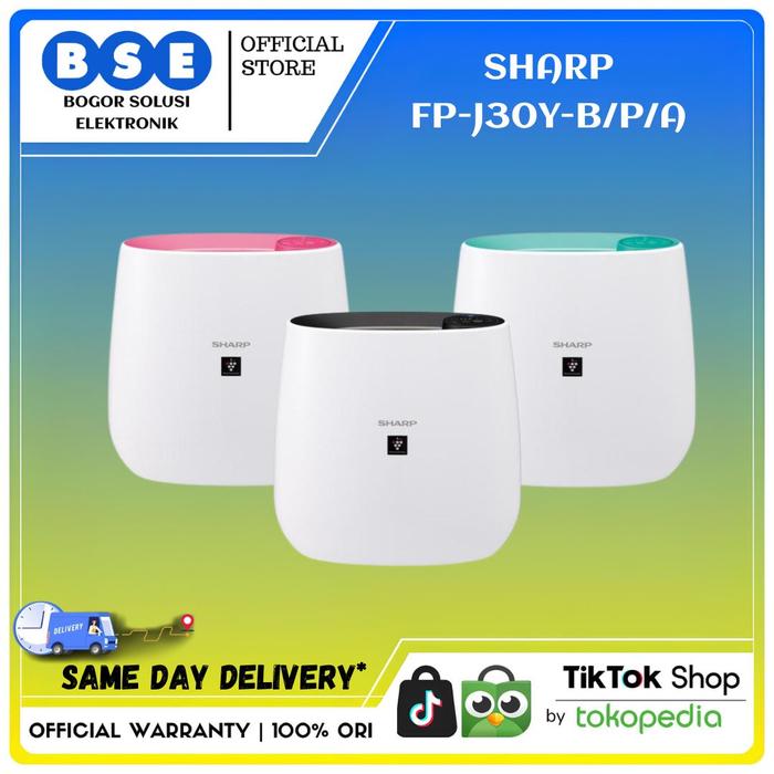 Gambar AIR PURIFIER SHARP FP-J30Y-B/P/A 23m² SHARP AIR PURIFIER 23m² FPJ30Y dari Bogor Solusi Elektronik Kab. Bogor Tokopedia