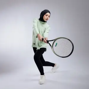 Mighty.Up SportsWear Baju Olahraga Wanita Lengan Panjang Long Sleeve T-Shirt Yoga Oversize Baju Renang Baju Senam Fitnes Gym Jogging Jersey Premium Kaos Muslim