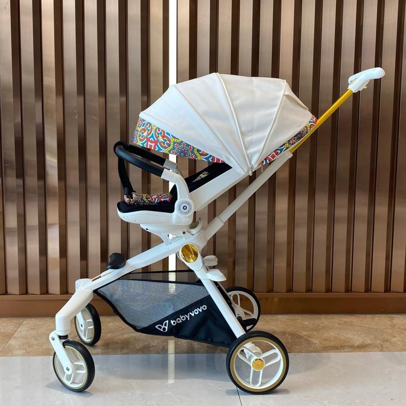 BABYVOVO V9 XE ĐẨY GẤP GỌN MỘC TRÀ 5