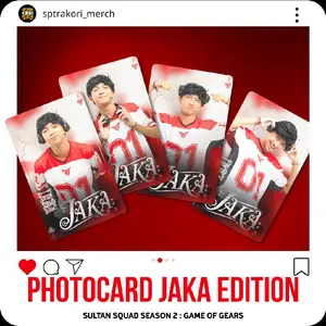 SAPUTRA KORI MERCHANDISE OFFICIAL PHOTOCARD JAKA EDITION
