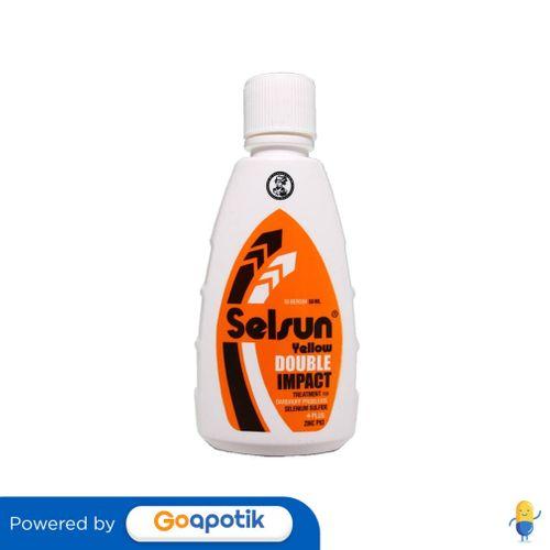 Gambar SELSUN YELLOW DOUBLE IMPACT SHAMPOO 50 ML dari Apotek Baladewa Farma 3 By GoA Kota Bandung Tokopedia