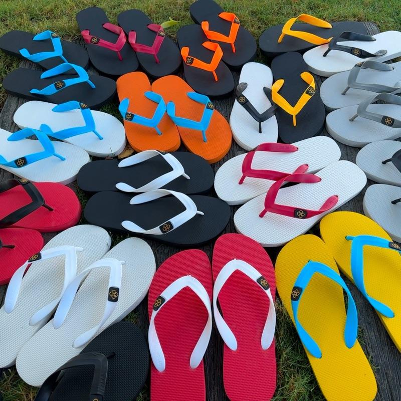 Dép Thái Lan HD nhiều màu sắc dép cao su dép xỏ ngón tông lào dép boy phố dép nam đế bằng