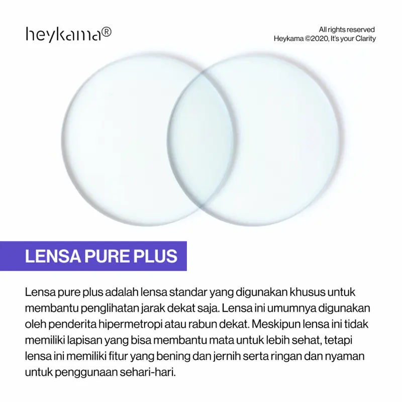 heykama - Lensa Pure Plus 0