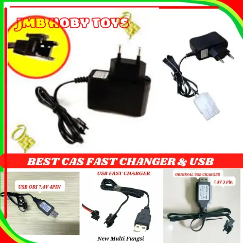 Cas Batre Mobil Remote Control Cas Batre RC Cas Mobil Remote Adaptor Cas Barte Rc Baterai Mainan