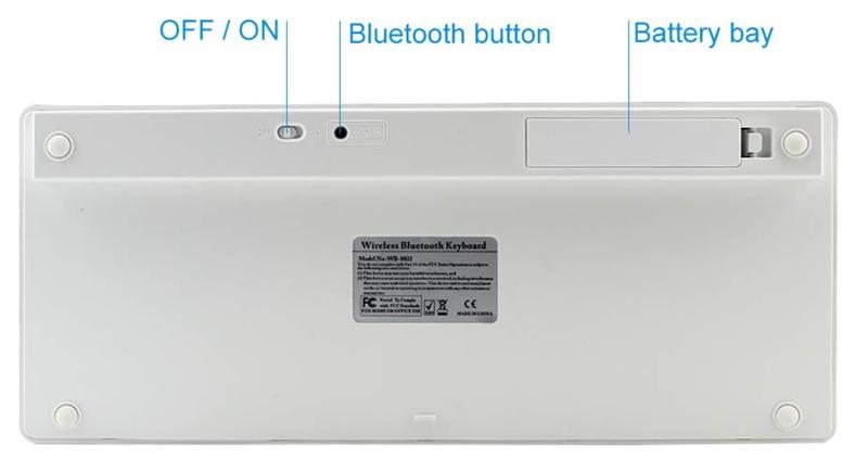 Product Introduction of Ultra-thin Bluetooth Keyboard Mobile iPad Tablet Keyboard Universal Bluetooth Wireless 4
