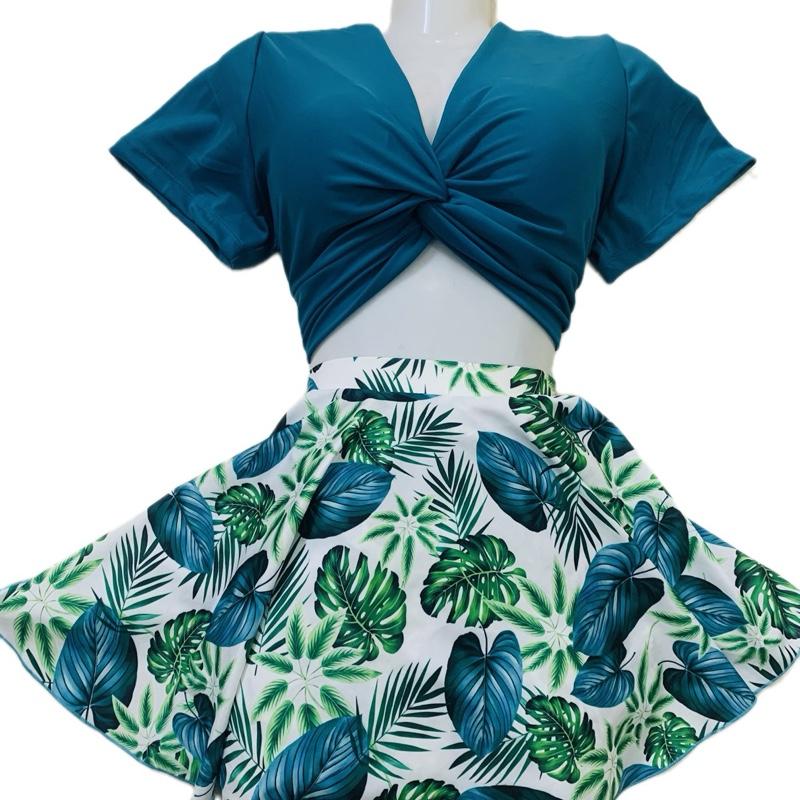 (Size 60-75kg) Các mẫu bikini 2 mảnh với áo xoắn ngực trẻ trung rực rỡ cho Nữ 7