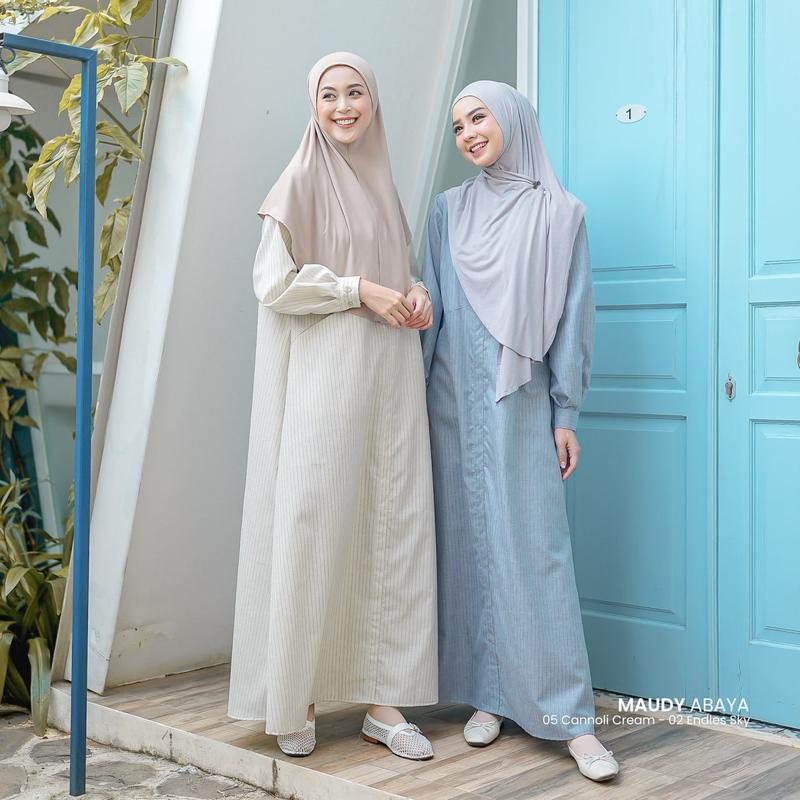 MAUDY ABAYA BY LIDIA HADIWINOTO (ABAYA SAJA) |ABAYA LH |ABAYA POLOS Gamis Dewasa 4