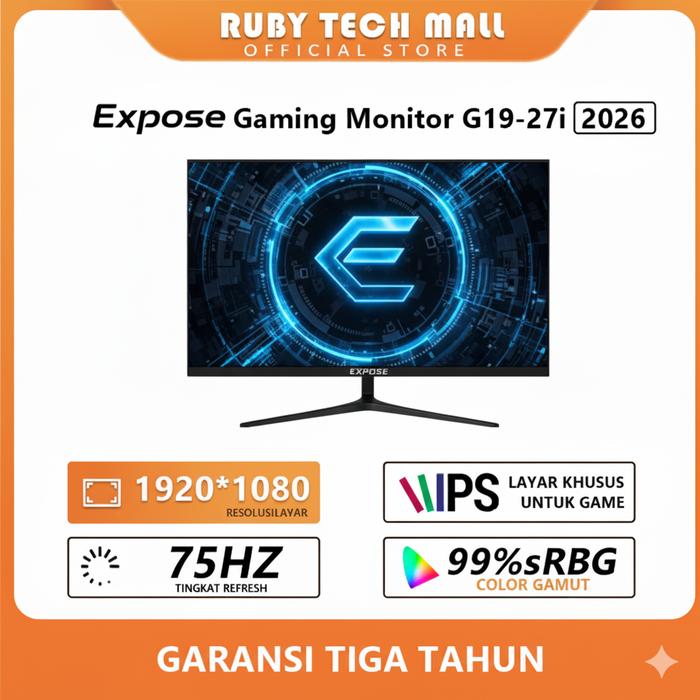 Promo 【Gratis Speaker】Monitor pc komputer 19-27 inch monitor gaming ...