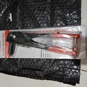 TrexTang Rivet Alumunium 9.5INCH Hand Riveter Riveter Tembakan Paku 10pcs Mata Heavy Duty Rivet Gun Cocok untuk Proyek yang Membutuhkan Ketepatan