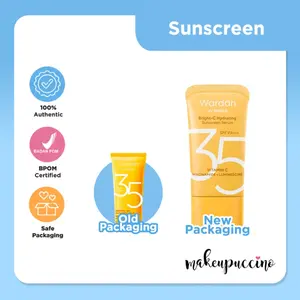 Wardah UV Shield Bright-C Hydrating Sunscreen Serum SPF 35 PA+++ 40ml