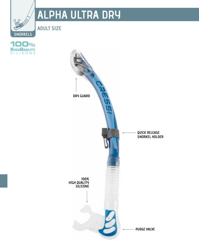 Product Introduction of CRESS Alpha Ultra Dry Snorkel 10
