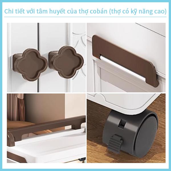 【42CM】TỦ GIA TRUYỀN HỌA TIẾT TRỐNG ĐỒNG | 5 TẦNG ĐỰNG ĐỒ KHÔ/ĐỒ HỘP | PP THỰC PHẨMKHO ĐỒ ĂN DI ĐỘNG CHO GEN-Z | |40CM RỘNG CHỨA 100 GÓI MÌ - LIVESTREAM GIẢM 50%/BASHIDAI2（07715） 8