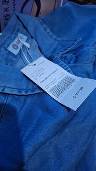 Product Review of Anyostore AT77 Atasan Kemeja Jeans Oversize Wanita Jumbo Bahan Denim from A**3 1