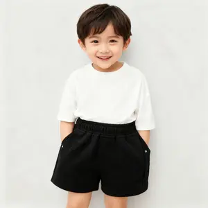 Celana Pendek Anak Corduroy Usia 1-10 Tahun Unisex Karet Pinggang Elastis Nyaman